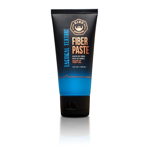 GIBS Grooming Tactical Texture Texturizing Fiber Paste, 3 Fl Oz