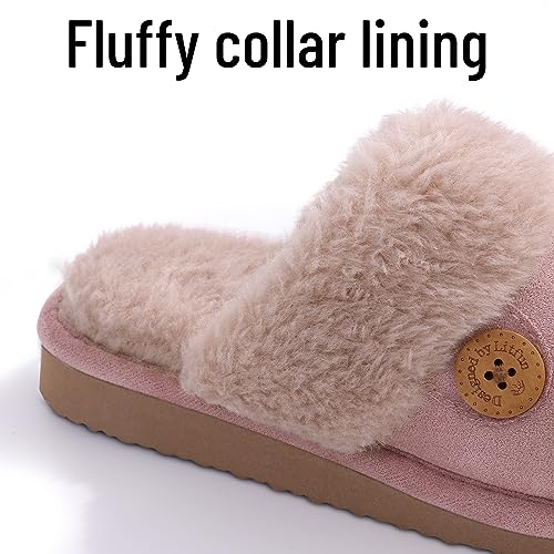 Litfun Women's Fuzzy Memory Foam Slippers Fluffy Winter House Shoes Indoor and Outdoor