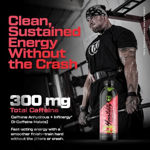 HOSSTILE Hosstility RTD Pre-Workout – Ready to Drink Pre Workout for Energy, Focus, Pump & Hydration, All-in-One Formula f...