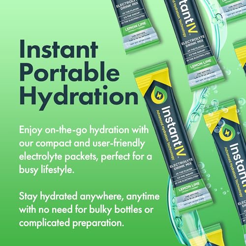 Electrolytes Powder - 3X Electrolytes,1/2 Sugar with Vitamin C, B3, B6, Electrolytes Powder Packets for Hydration, Recover...