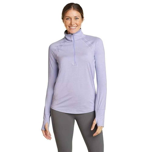 Eddie Bauer Resolution Long-Sleeve 1/4-Zip, Wisteria, Medium