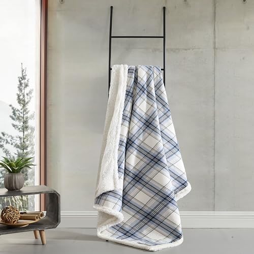Eddie Bauer - Blanket, Super Soft Reversible Sherpa & Brushed Fleece Bedding, Throw Blankets for Couch, Ideal for Lounging...