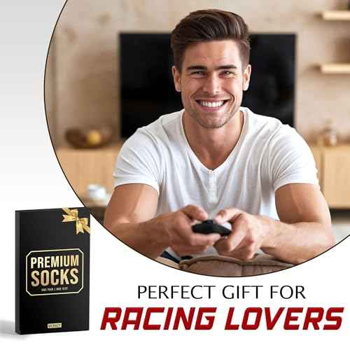 VICRAZY Racing Car, Sport Car Socks for Men, Women - Formula 1 Gifts, Racing Socks, Stocking Stuffers for Men, Women