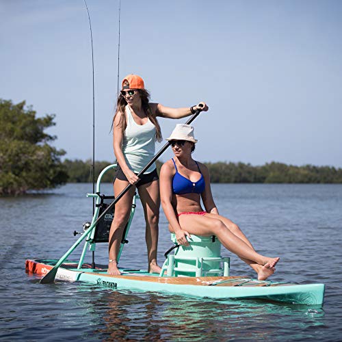 BOTE Fishing Hunting Rod Bucket Rac System Aluminum Rack Cooler Holder for Compatible iSUP Kayak Hard SUP Micro Skiff Stan...