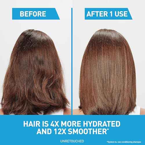 CeraVe Hydrating Anti Dandruff Shampoo, 1% Pyrithione Zinc Dandruff Treatment With Ceramides, Niacinamide & Hyaluronic Acid, Helps Eliminate Flakes & Provides Itchy Scalp Relief, Sulfate Free, 12 Oz