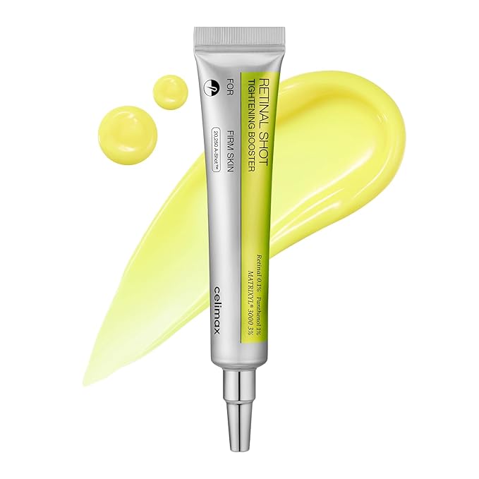 celimax The Vita A Retinal Shot Tightening Booster | 0.1% Retinal, 3% Matryxyl, High-Strength Retinoid for Anti-Aging, Pore Minimizer, Wrinkles & Fine Lines, Firmer Skin, 15ml
