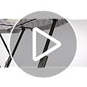 Flash Furniture Elon 32' Round Folding Bar Height Table for Parties and Commercial Events, Indoor/Outdoor Plastic Tall Rou...