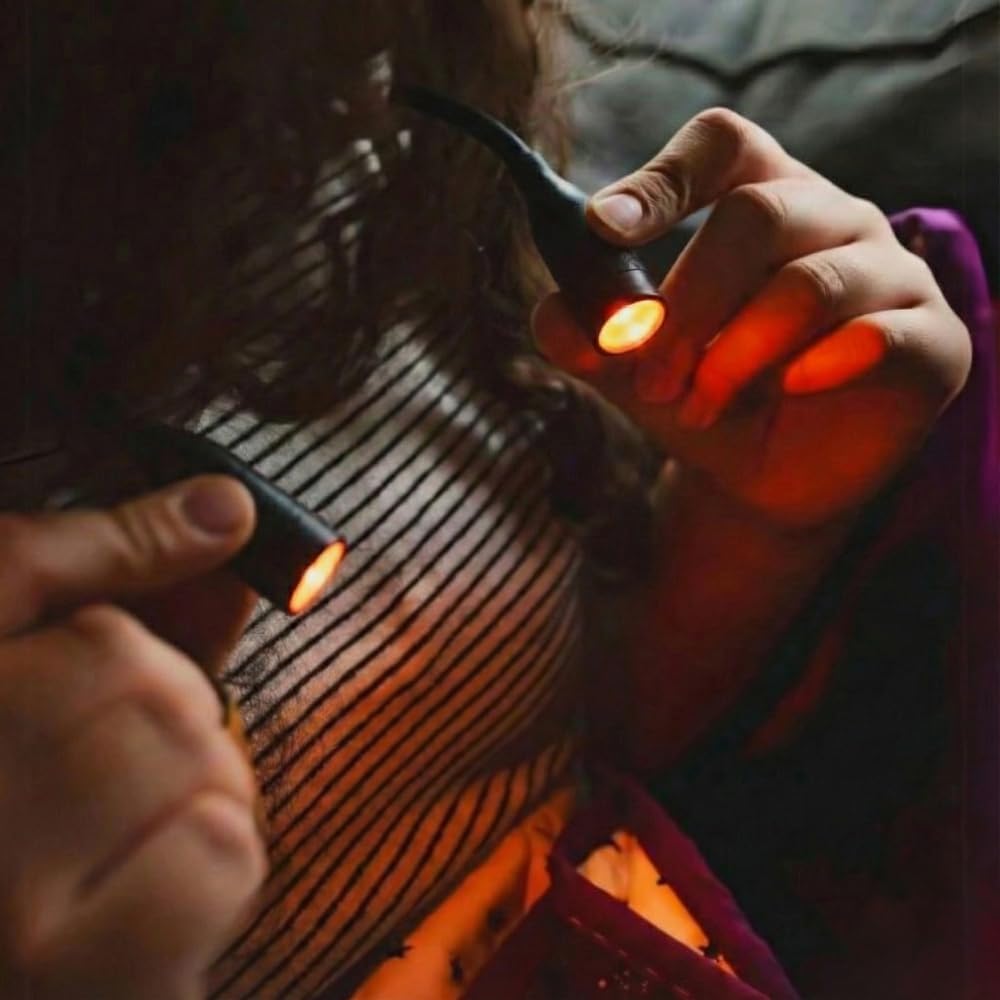 Lumos Knitting Light, Crafter Light Around Neck for Knitters and Crocheters, 3 Colors & Adjustable Brightness. Portable, Wearable, Rechargeable&Long Lasting (Black)