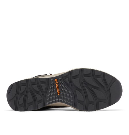 Columbia Men's Landroamer Explorer Waterproof, Peatmoss/Bright Orange, 14
