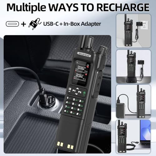 BAOFENG Radio DM32 DMR Radio10W Long Range Ham Radio Handheld 3800mAh Rechargeable Walkie Talkies NOAA Weather Radio DM-32...