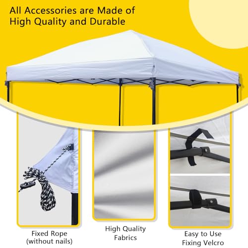 D&ONEHOS 10x10 Canopy Replacement Top, Waterproof Sunshade Canopy Tent Top Roof Cover for Outdoor Garden Patio Pavilion Su...