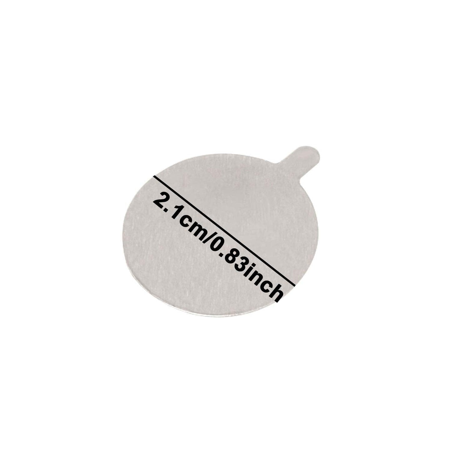 Honbay 600PCS Disposable Eyelash Glue Holder Pallet Sticker Waterproof Foil Eyelash Extension Glue Stickers Pads for Makeup (21m