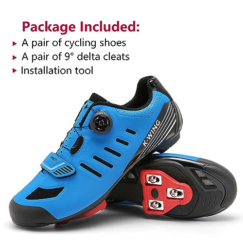 Unisex Cycling Shoes Compatible with pelaton Indoor Road Bike Shoes Mountain Bike Shoes for Men and Women Delta Cleats Cli...