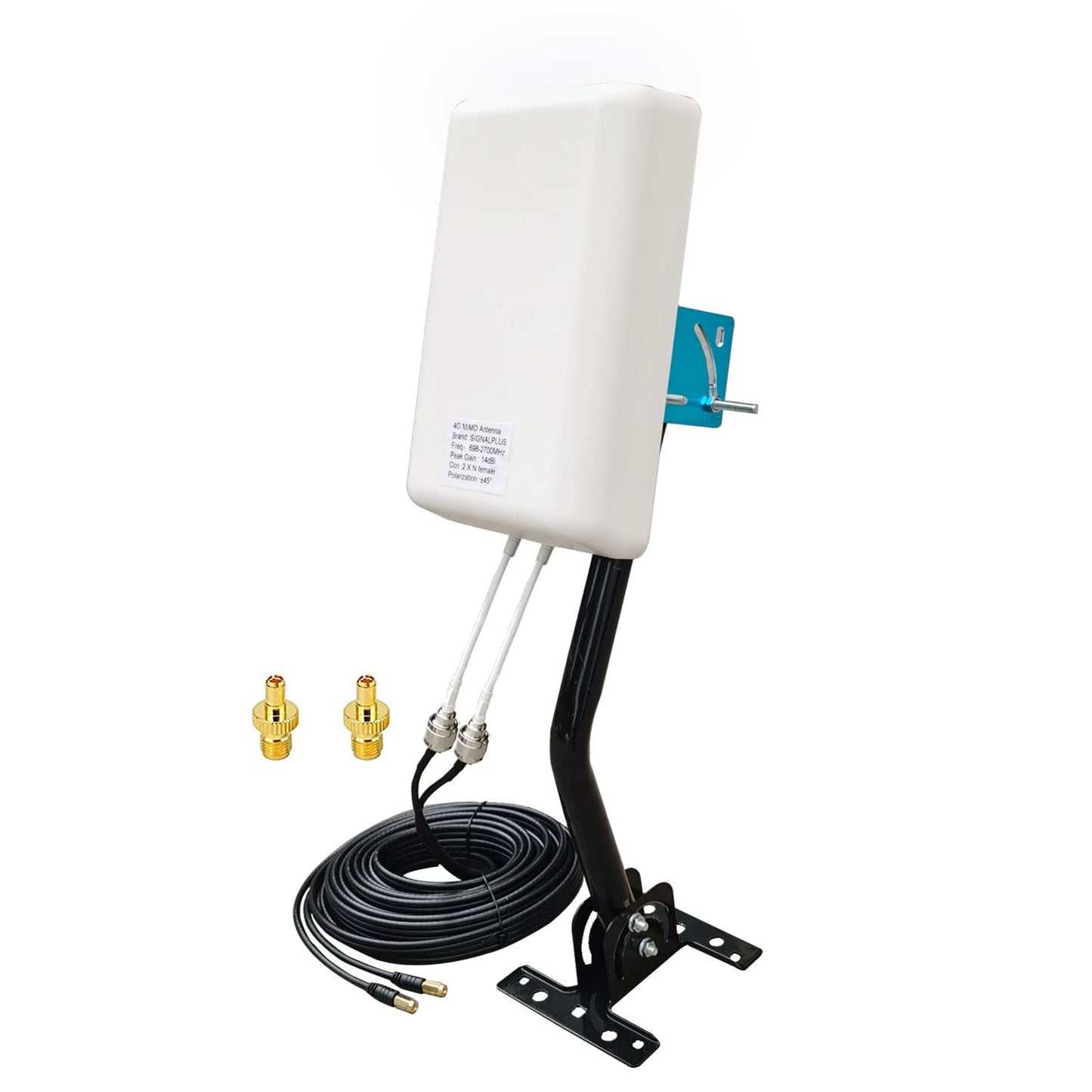 5G/ 4G/ Lte/ 2X2 Mimo Antennas Outdoor Directional Panel Antenna For Routers With Detachable Antenna, Support Verizon At&T Sprin