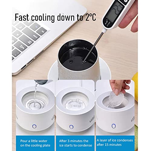 HSTYAIG Portable Mini Refrigerator Electric Summer Drink Cooler Kettle Drink Instant Quick Cooling Cup Home Office Cold Dr...