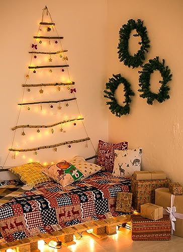 Brightown 12 Pack LED Fairy Lights Battery Operated String Lights - 7ft 20LED Waterproof Silver Wire Firefly Starry Moon L...