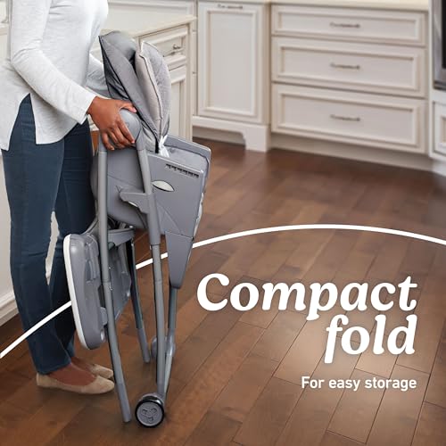 Graco Table2Table Premier Fold 7 in 1 Convertible High Chair | Converts to Dining Booster Seat, Kids Table, and More, Maison