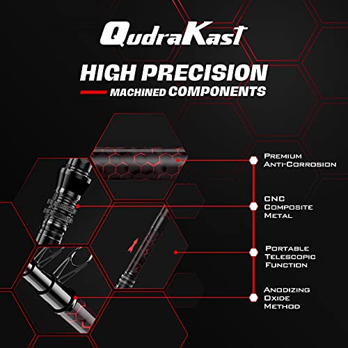 Fishing Rod and Reel Combos, Unique Design with X-Warping Painting, Carbon Fiber Telescopic Fishing Rod with Reel Combo Ki...