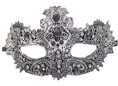 Coolwife Masquerade Mask Vintage Phantom Of The Opera One Eyed Half Face Costume