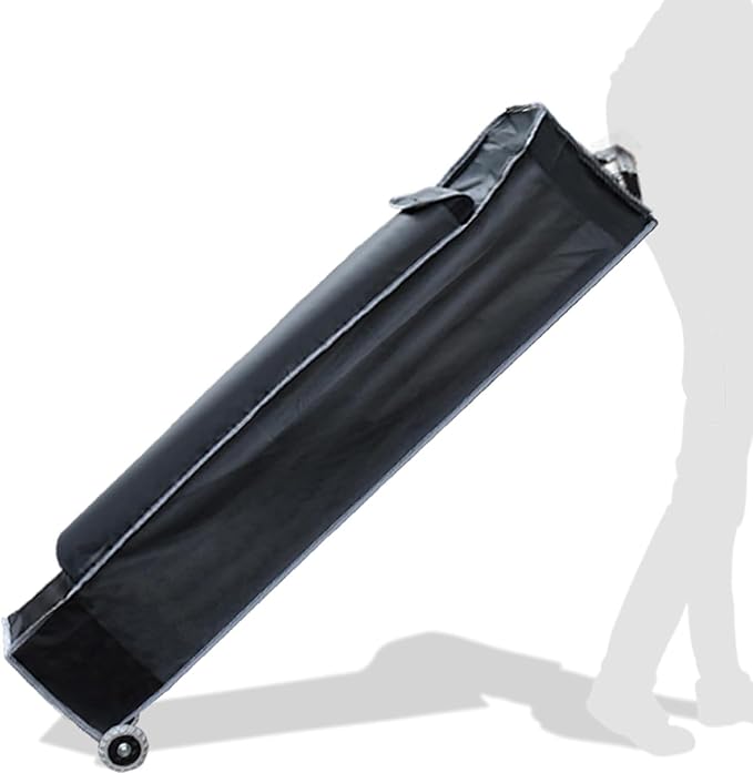 Eurmax USA Heavy Duty Wheeled Roller Bag Pop up Canopy Tent Universal Rolling Storage Bag for 10x10 Canopy Instant Tent (D...