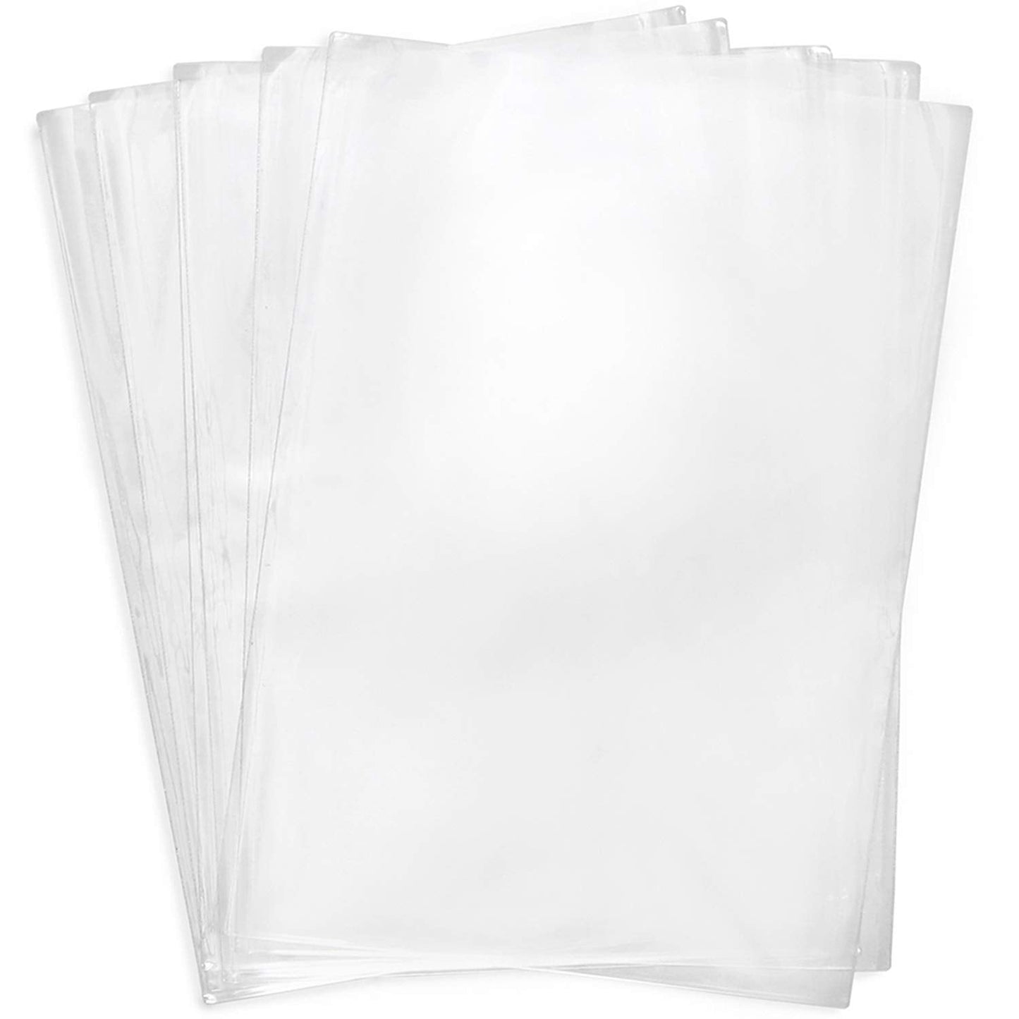 Shrink Wrap Bags,100 Pcs 13x19 Inches Clear PVC Heat Shrink Wrap for Gift Baskets