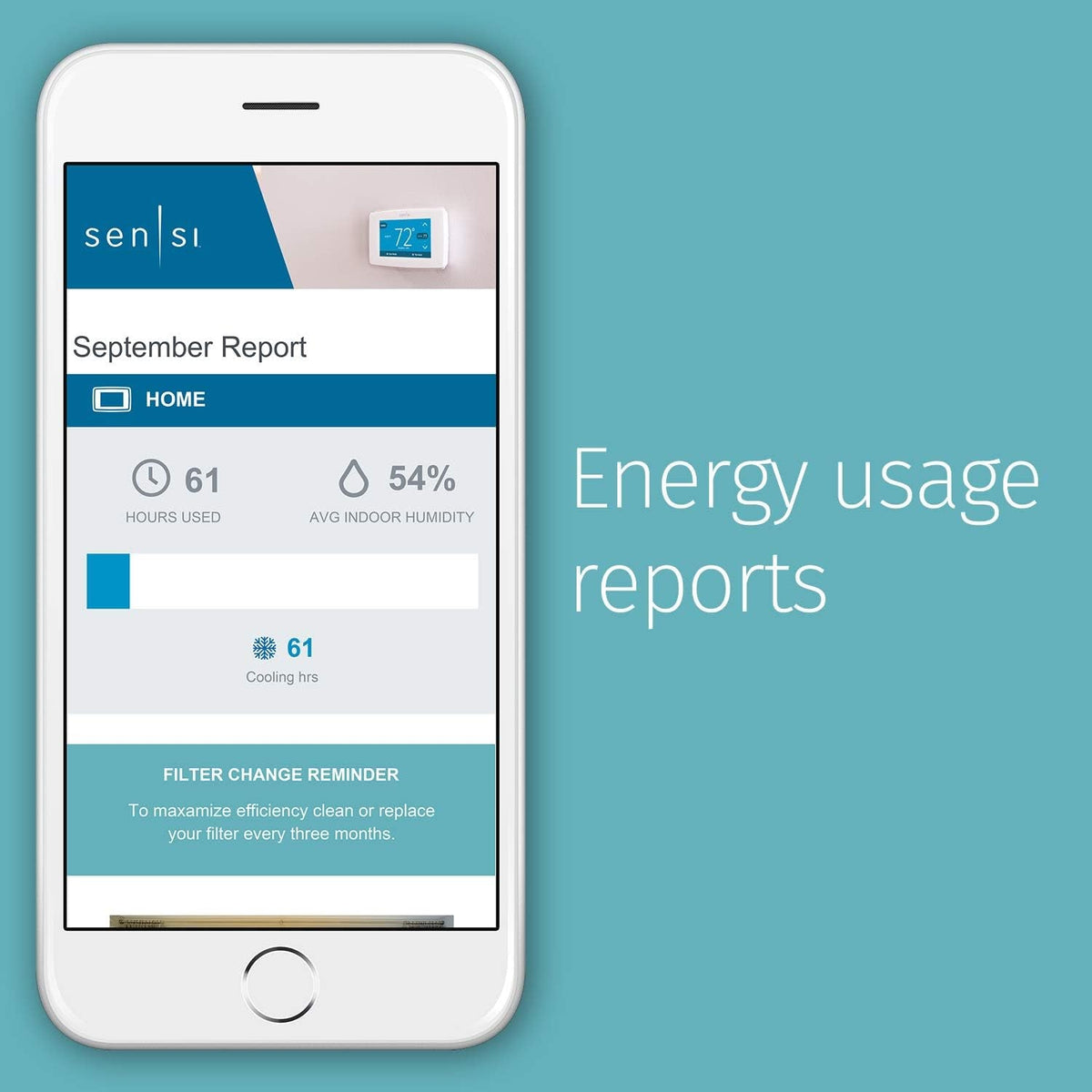 Sensi Smart Thermostat, 100 Years of Expertise, Wi-Fi, Data Privacy, Programmable, Easy DIY Install, Works with Alexa, Energy Star Certified, Mobile App, ST55