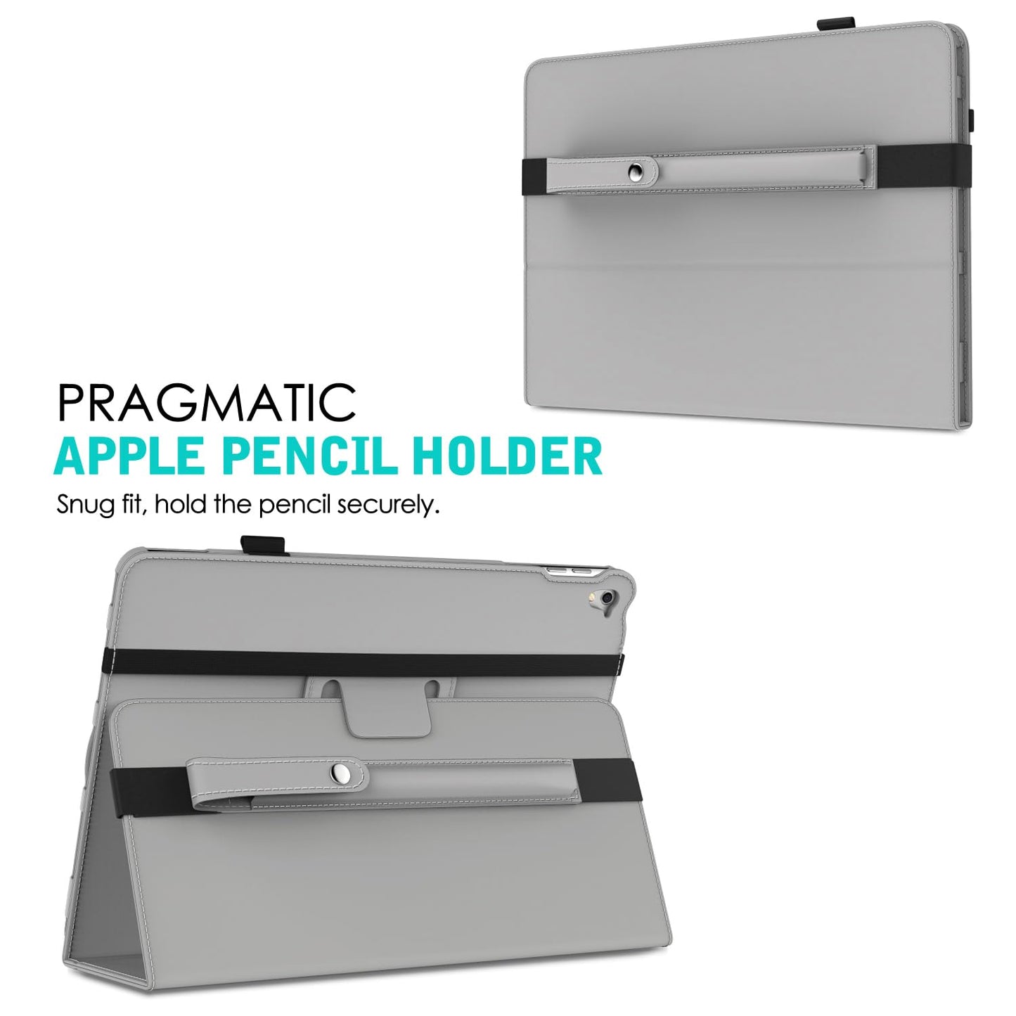 Moko Pencil Case Fit Apple Pencil (Usb-C), Apple Pencil 1St/2Nd Generation, Elastic Band Detachable Stylus Pens Pocket Protectiv