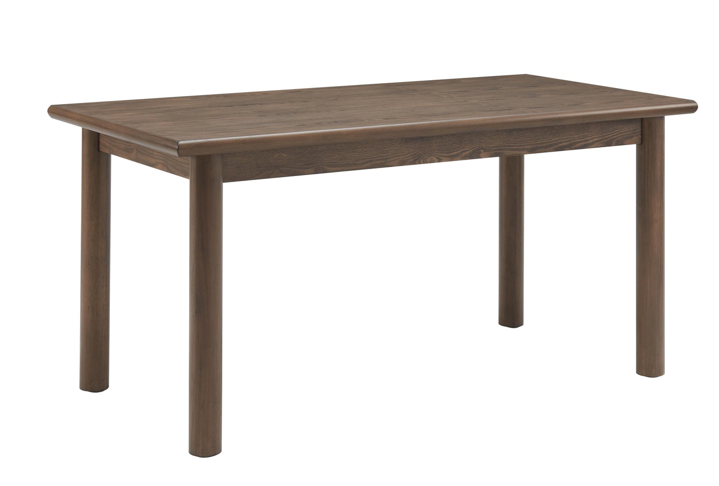 EASTALOLO 60" Rectangular Dining Table for 6 Person, Retro Kitchen Table, Wooden Dinner Room Table with Solid Wood Legs, for Home Kitchen Restaurant Living Room