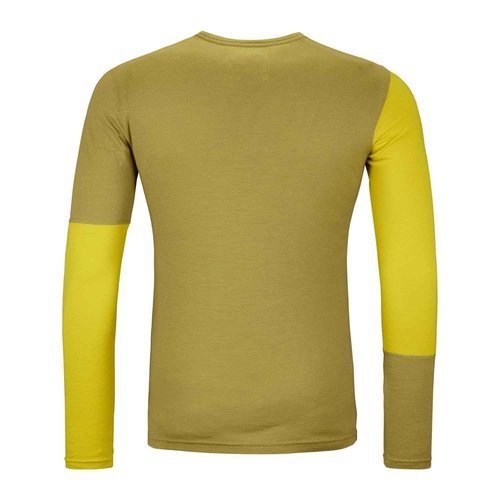 Ortovox 185 Rock'n'Wool Long Sleeve for Men | Extra Soft Merino Wool Base Layer for Winter Touring, Skiing & Snowboarding - Sweet Alison - L