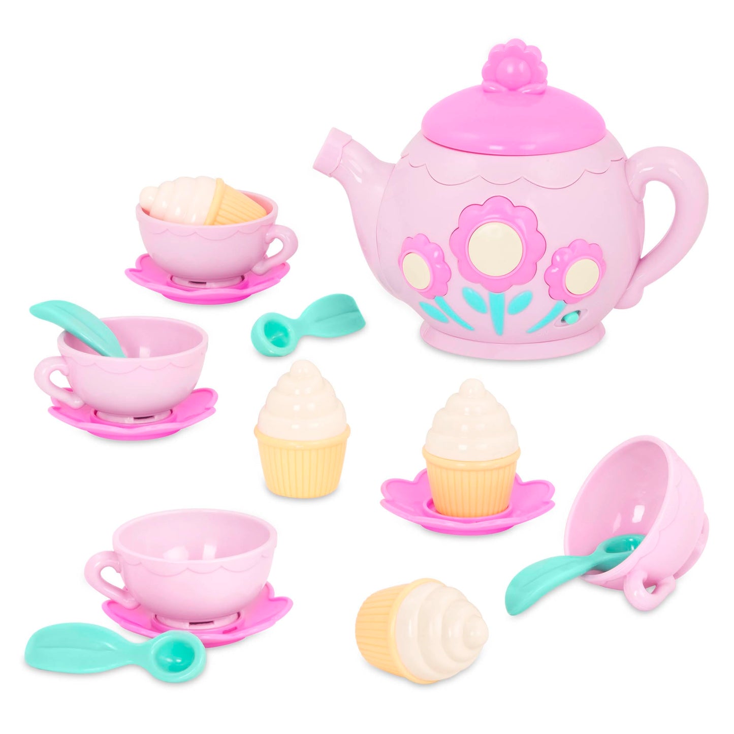 Battat – Play Circle – Singing Teapot – Toy Food – Pretend Play – Kitchen Set – 3+ Years(17 Pieces)