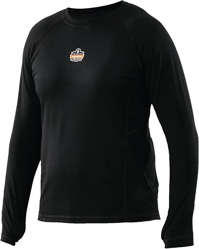 Ergodyne N-Ferno 6435 Thermal Long Sleeve Shirt, Black, Large