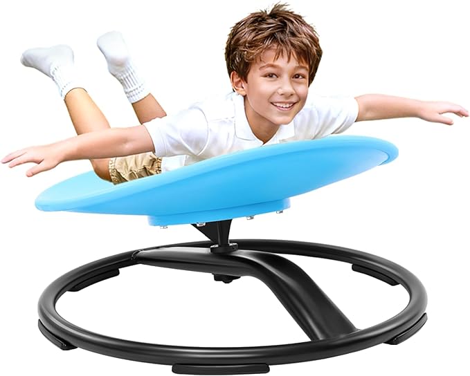 Zhenx Spinning Chair for Autistic Kids (Ages 3-18) - 220LBS Capacity Sensory Swivel Seat - Sensory Toy for Teens with ADH...