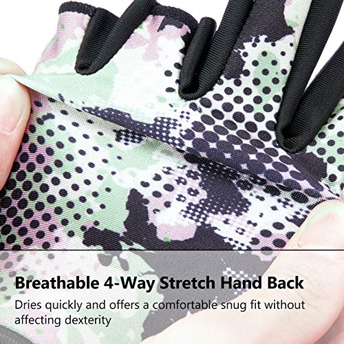 BASSDASH Astro Fishing Gloves Men’s Women’s Fingerless Gloves for Game Fishing Kayaking Paddling Sailing MTB