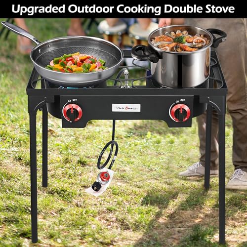 Vivicreate High Pressure Propane Gas Regulator 20 PSIG Outdoor Camping BBQ Grill Stove Burner Estufas de Gas para Cocinar ...