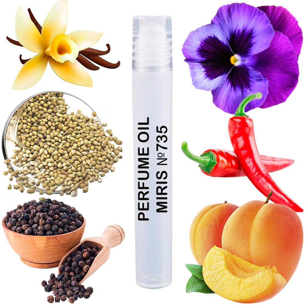 MIRIS No. 735, Inspired by Ultraviolet, Long-Lasting Perfume Oil for Women Roll-On, Rollerball 0.34 Fl Oz / 10 ml