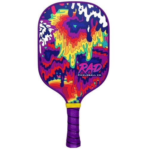 RAD Pickleball Paddle – USAPA Approved Pickleball Racket – Fiberglass Surface with Spin Grit Tech – Carbon Fiber Pickleball Paddle for Power & Control – Indoor & Outdoor (Double Dip)