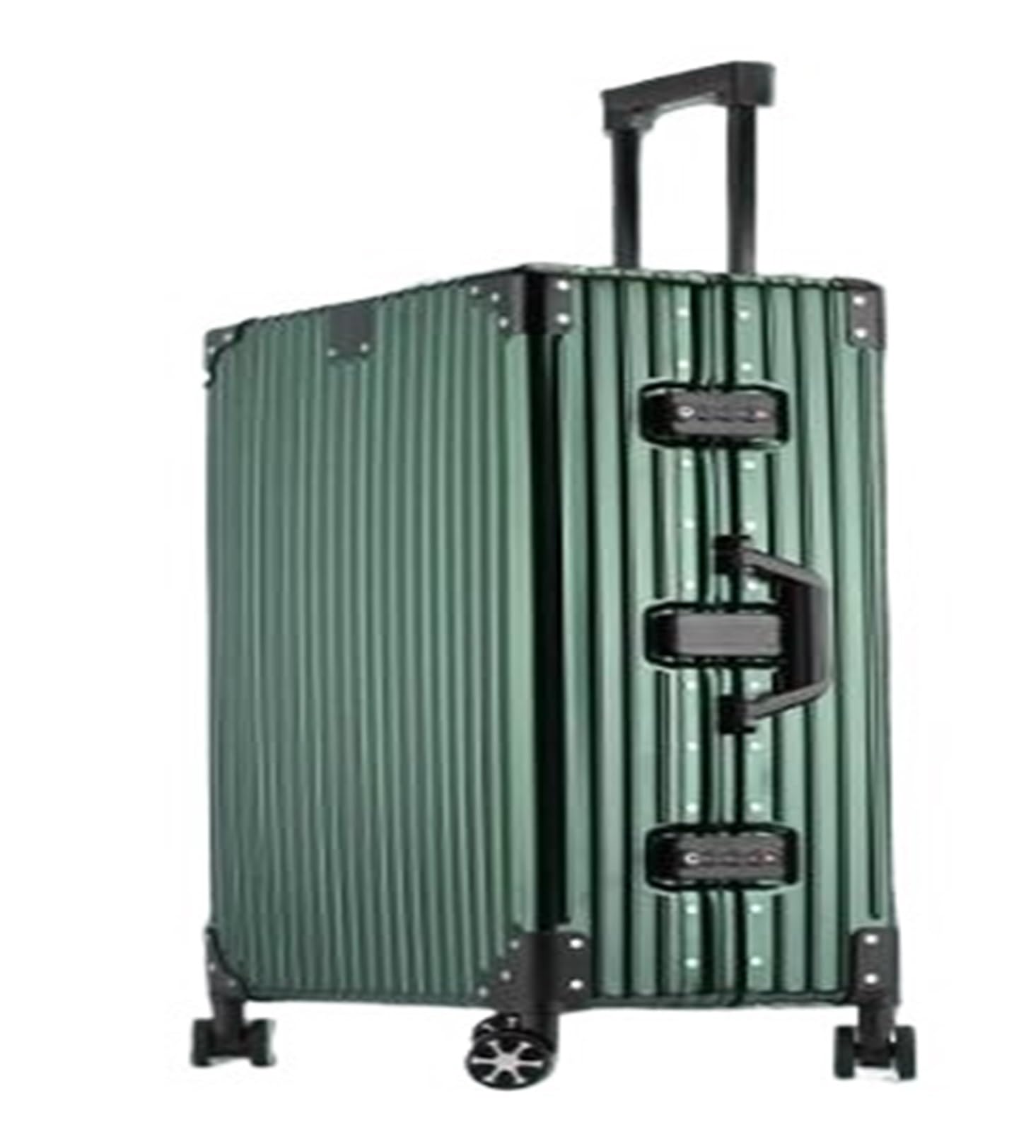 MUdson Trunk Aluminum Travel Case Cabin 20" Check in 29" Luggage Bag Trolley Suitcase with Wheels Durable (Color : 1805-05, Size : 20 inch Cabin)