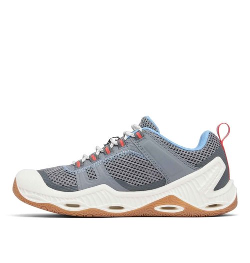 Columbia Women's PFG Pro Sport, Grey Ash/Sunset Red, 8.5