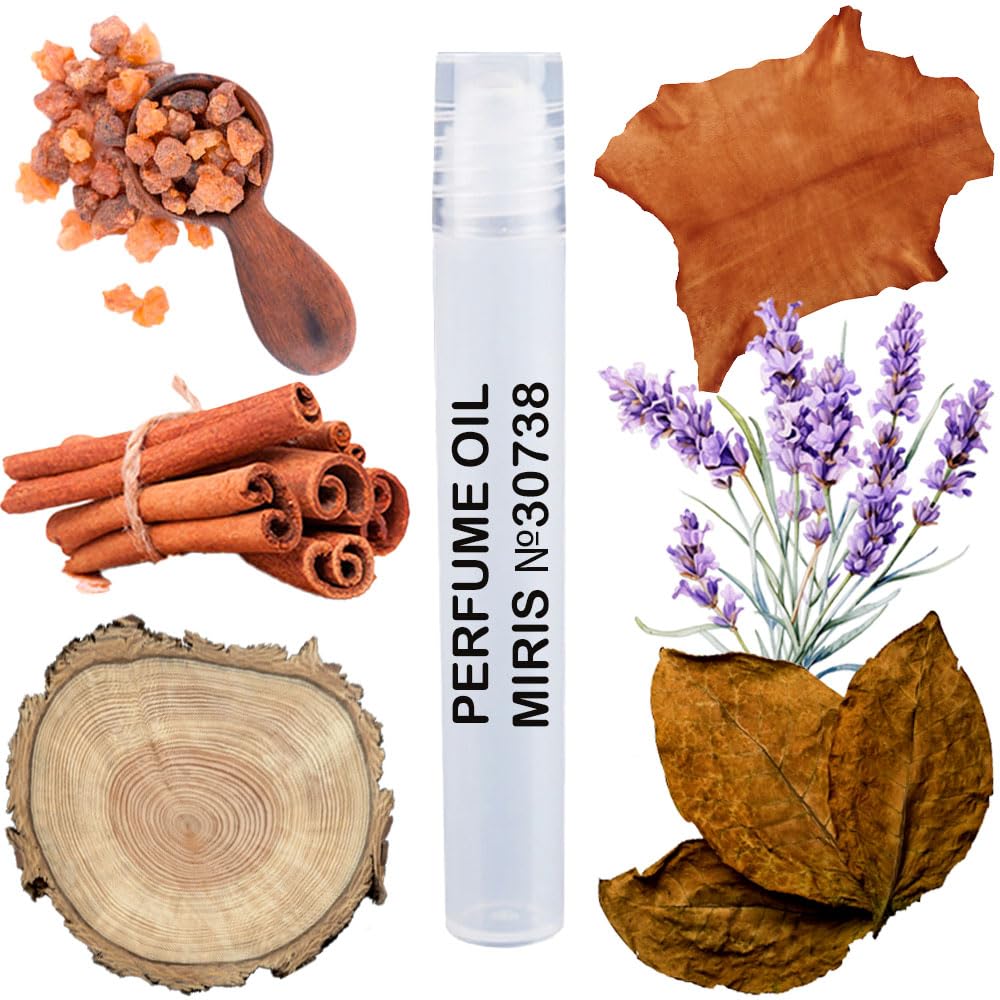 MIRIS No. 30738, Inspired by London, Long-Lasting Perfume Oil for Men Roll-On, Rollerball 0.34 Fl Oz / 10 ml