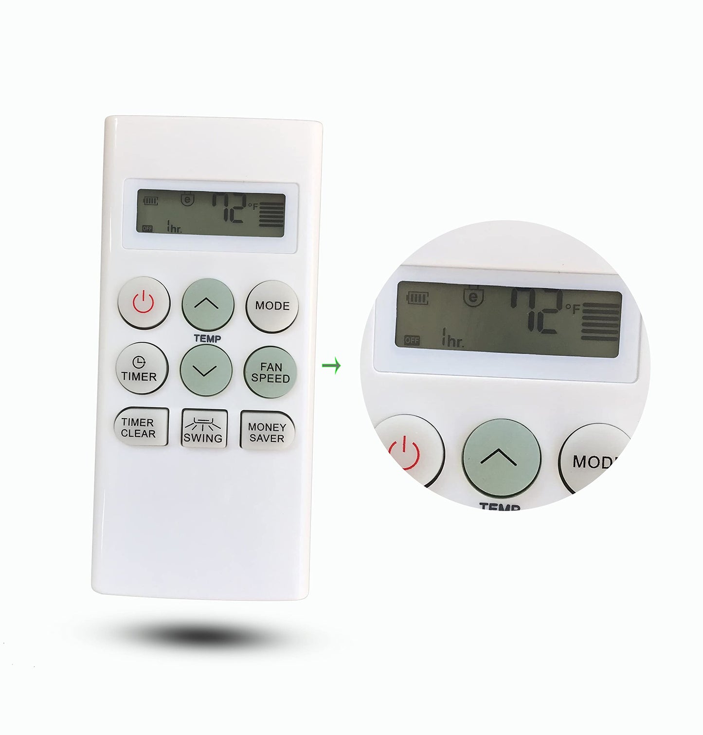 Replacement Remote Control Akb73756214 For Friedrich Air Conditioner Akb73756213 Akb73756218 Akb73756215 Akb73616106 Cp08G10B Cp