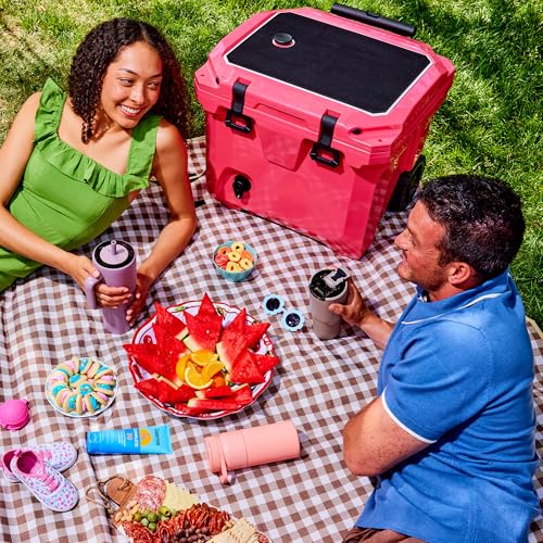 BrüMate BrüTank Wheeled Hard Cooler with Built-in 3-Gallon Drink Dispenser Tank & Tap | 7+ Day Ice Retention | Perfect for...