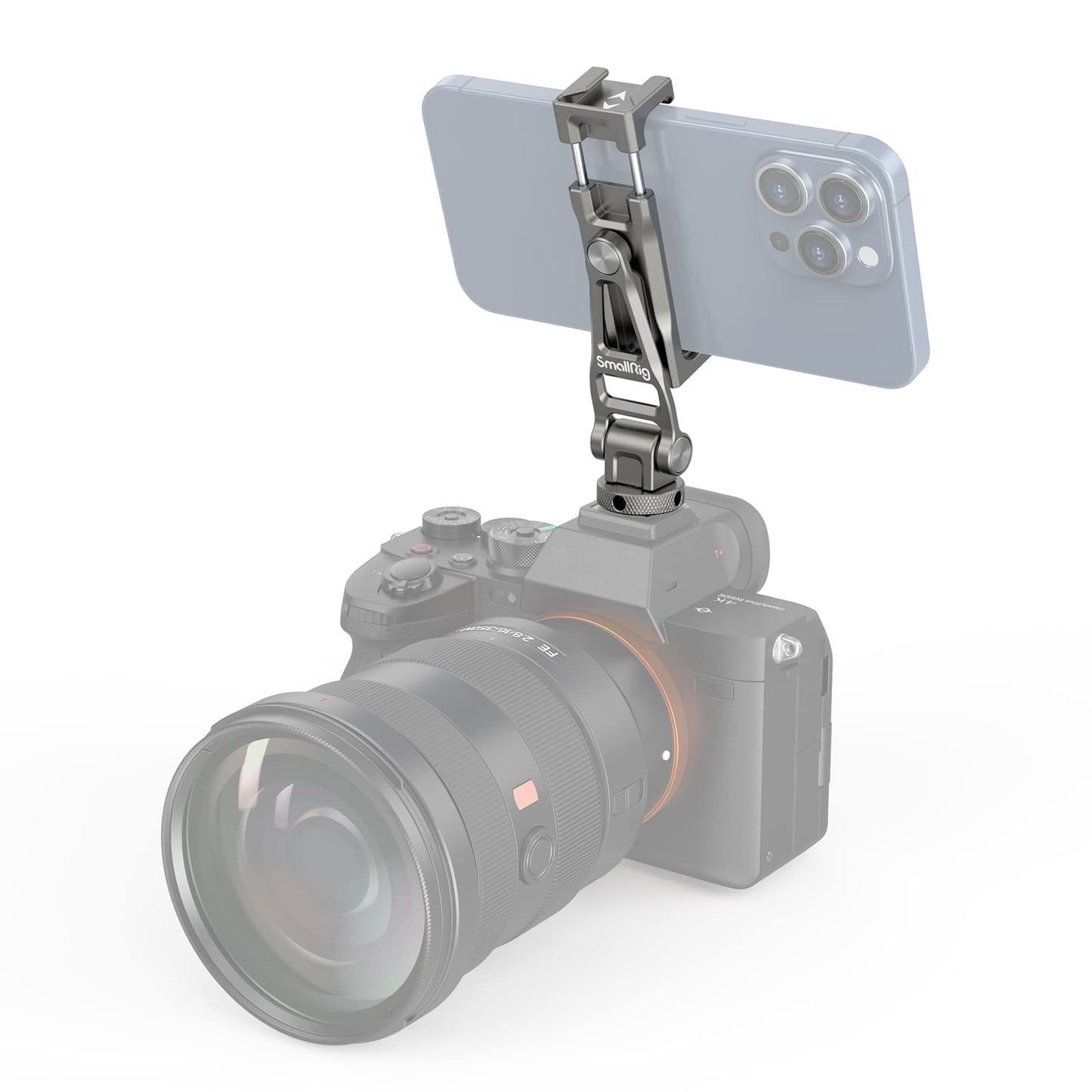 Smallrig Multifunctional Universal Cell Phone Mount Adapter, Phone Tripod Mount With Cold Shoe, Phone Holder For Iphone 16 15 14
