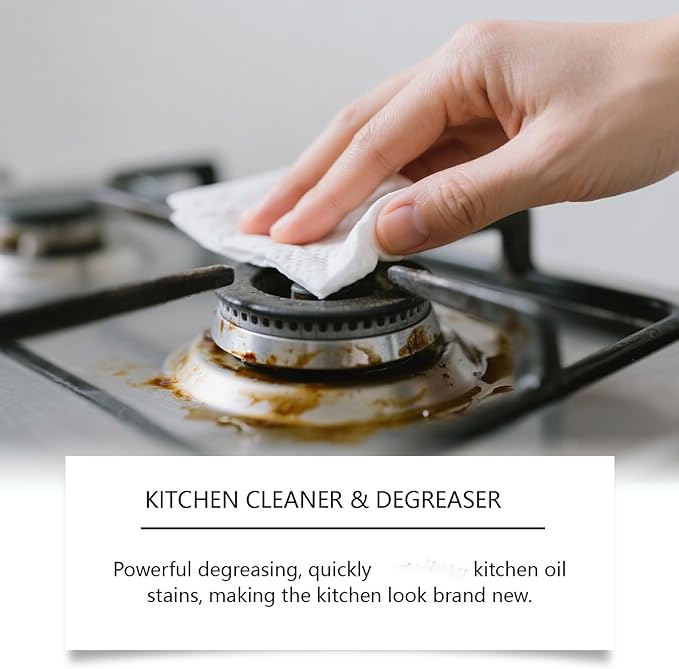 FIELL Heavy-Duty Kitchen Degreaser Foam Cleaner,Clean Kitchens Up Kitchen Oil Stains spray,Heavy Oil Stain Cleaner Kitchens,Multi Functiona Foam Cleaners Spray (1PC)