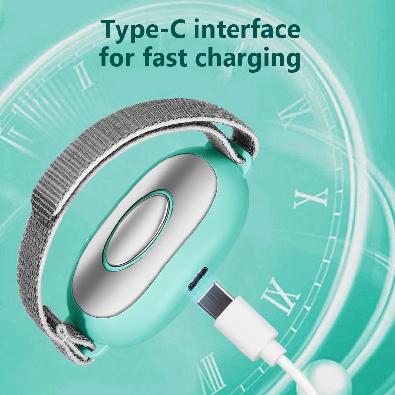 Anxiety Relief Device - Handheld Sleep Aid with Low-Frequency Pulse, Portable Microcurrent Therapy for Insomnia & Stress Relief, USB Rechargeable (White, 1Pcs)