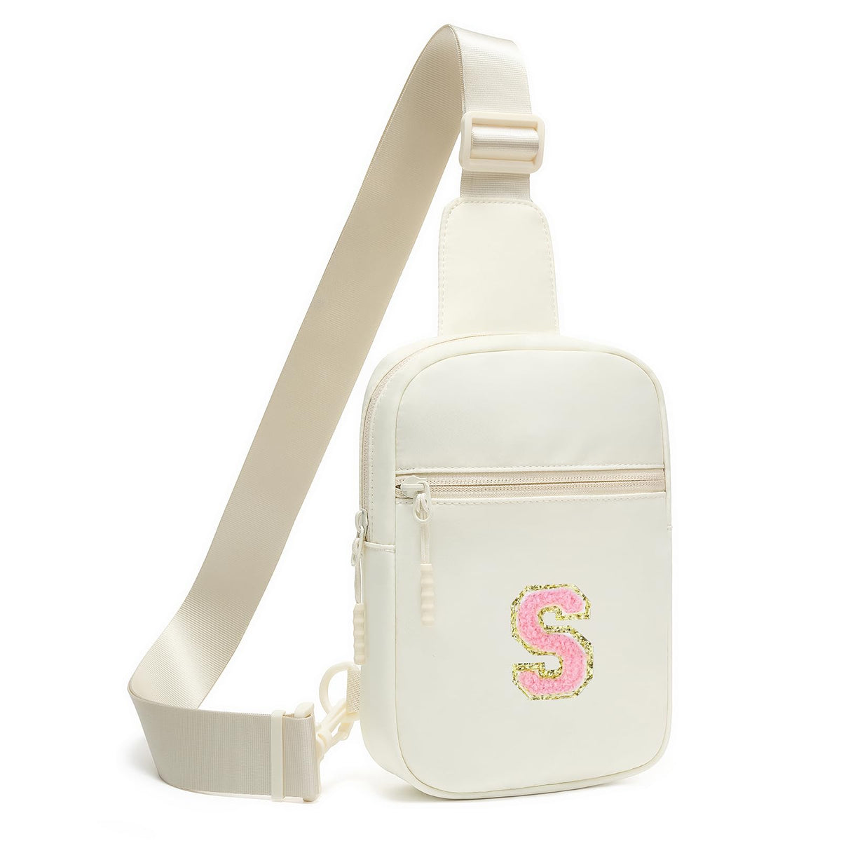 cotmcor Kids Crossbody Small Sling Bag Initial Girls Fanny Pack Belt Bag Cute Backpack Purse Chest Bag for Girls Gifts