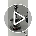FgdVrelnor 3-Level Party Fountain, 3-Level Stainless Steel Electric Commercial Beverage Dispenser, Adjustable 0 to 100℃, E...