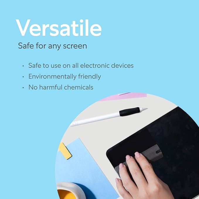 Paperlike All-in-One Cleaning Kit - Refillable Microfiber Spray Bottle & Cleaning Solution + 5 Refill Tablets - Safe for iPad & Electronic Displays