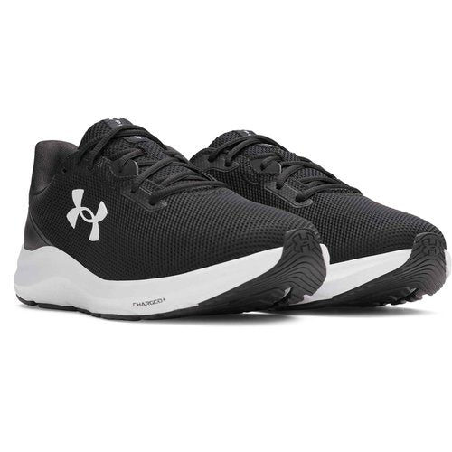 Under Armour Men's Charged Pursuit 4, (001) Black/Black/White, 13, US