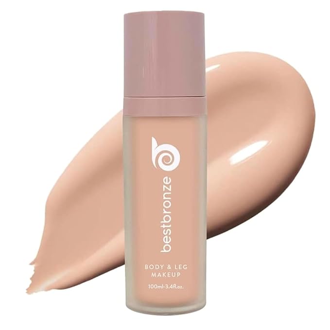 Best Bronze Bombshell Body Makeup - Tattoo Cover Up Makeup & Body Foundation Waterproof - Tattoo Concealer Waterproof for Scars, Varicose Veins Cover Up & Leg Foundation (NW10 Very Fair Beige)