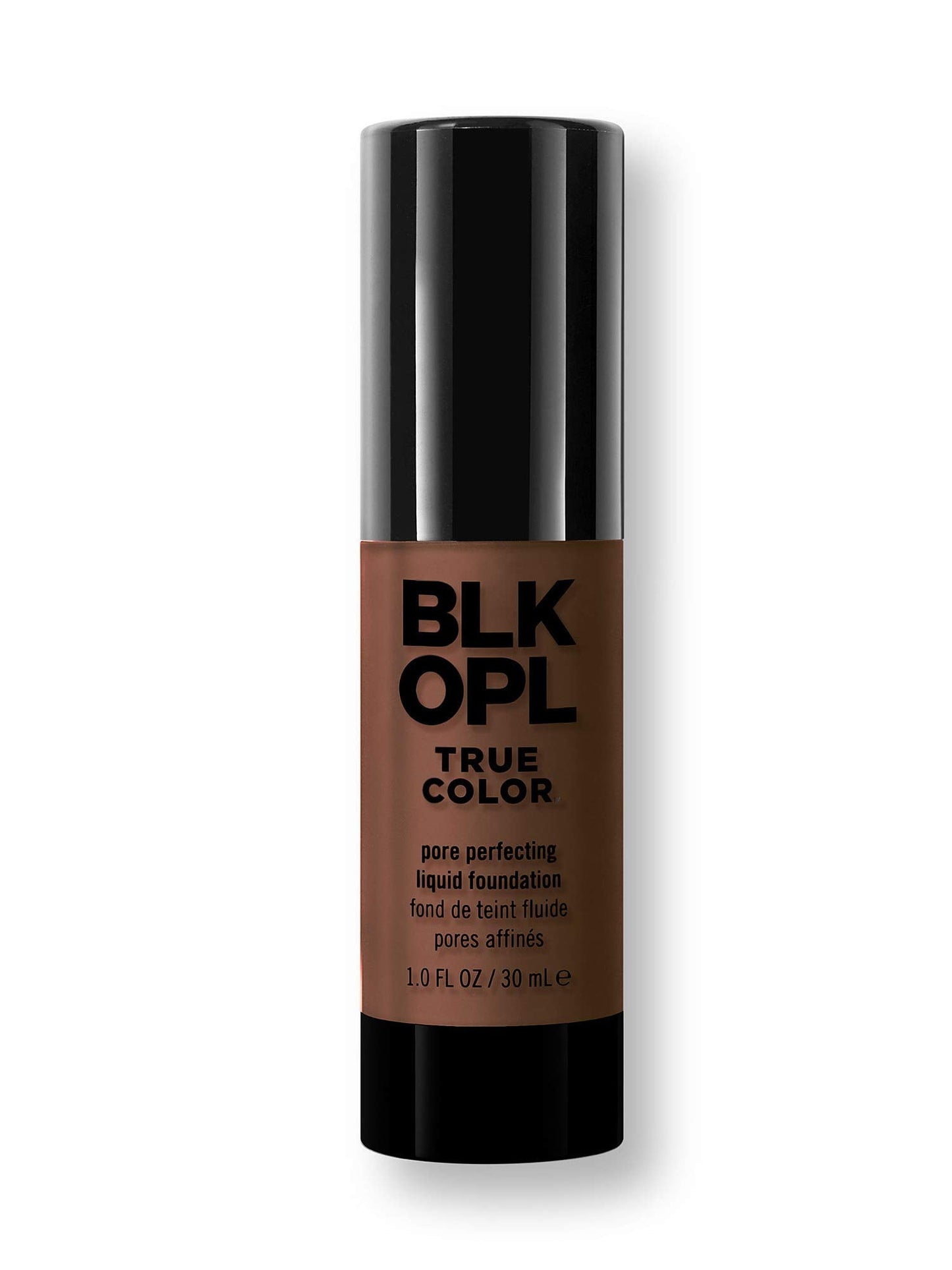 BLK/OPL TRUE COLOR Pore Perfecting Liquid Foundation, Beautiful Bronze - enriched with Vitamins C & E, paraben-free, fragrance-f